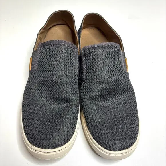 Olukai Pehuea Gray Slip On Sneakers W 10 - Picture 4 of 8